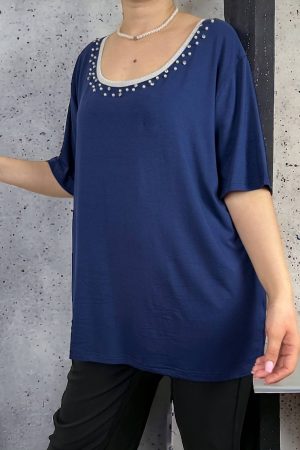 Μπλούζα με πέρλες στο λαιμό<br/><small class="dmm_sku">Κωδικός προϊόντος: 4952</small>