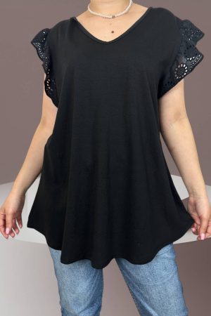 Μπλούζα με λεπτομέρειες από δαντέλα<br/><small class="dmm_sku">Κωδικός προϊόντος: 5017</small>
