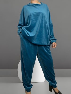 Άνετη βελουτέ σετ φόρμα