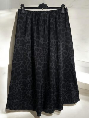Σατέν φούστα ψηλόμεση μίντι<br/><small class="dmm_sku">Κωδικός προϊόντος: 7355-μαυρο</small>