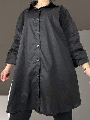 Plus Size γυναικεία πουκαμίσα<br/><small class="dmm_sku">Κωδικός προϊόντος: 7371-μαυρο</small>