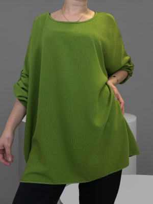 Μπλούζα over size με κοντό μανίκι