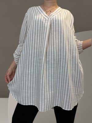 Over size πουκαμίσα μπλούζα