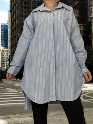 Oversized πουκάμισο με τρουκς