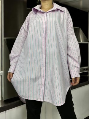 Oversized πουκάμισο με τρουκς