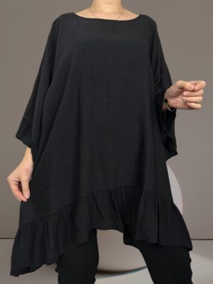 Over size μπλούζα κυμματιστή