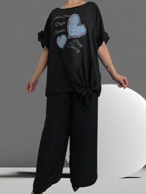 Σέτ με καρδούλες και στρας<br/><small class="dmm_sku">Κωδικός προϊόντος: 7533-μαυρο</small>