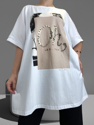Over size μπλούζα με στάπα oh