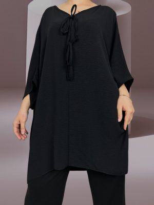 Over size μπλούζα με φιόγκο