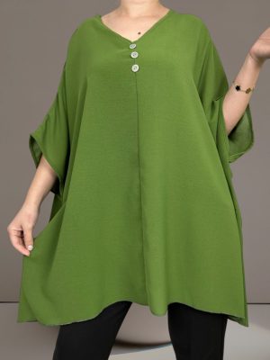 Μπλούζα oversize με κουμπάκια