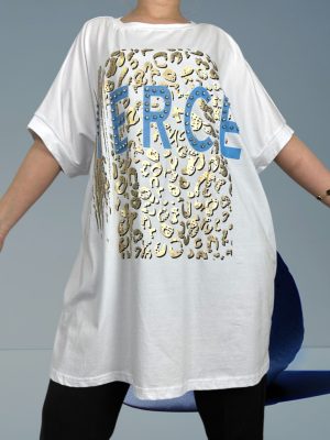 Μπλούζα ελαστική μπλε FIERCE