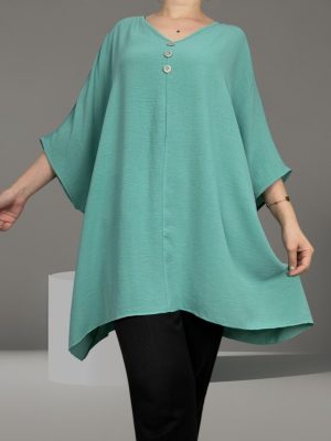 Μπλούζα oversize με κουμπάκια