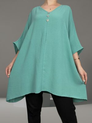 Μπλούζα oversize με κουμπάκια