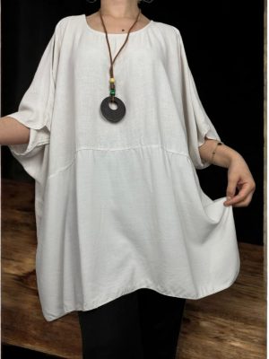 OverSize μπλούζα με κολιέ