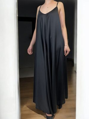 Σατέν Μάξι φόρεμα oversize