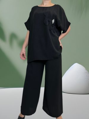 Σέτ με Λουλούδι κρύσταλλα<br/><small class="dmm_sku">Κωδικός προϊόντος: 7763-μαυρο</small>