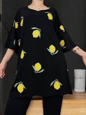 T-shirt με λεμόνια