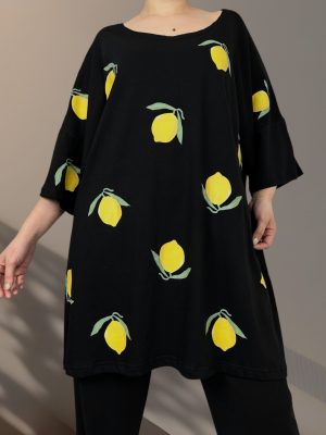 T-shirt με λεμόνια