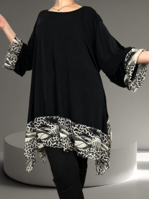 Δροσερή μπλούζα με μύτες<br/><small class="dmm_sku">Κωδικός προϊόντος: 7845-λεοπαρ</small>