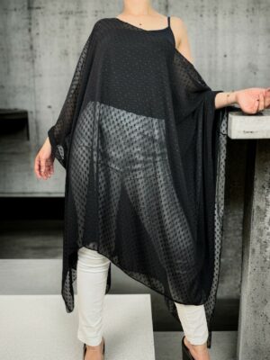 Μαύρη κάπα PLUS SIZE