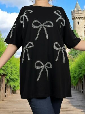 T SHIRT με στάμπα Κορδέλα