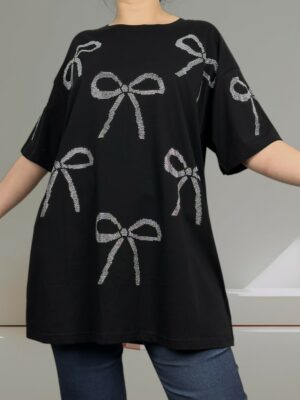T SHIRT με στάμπα Κορδέλα