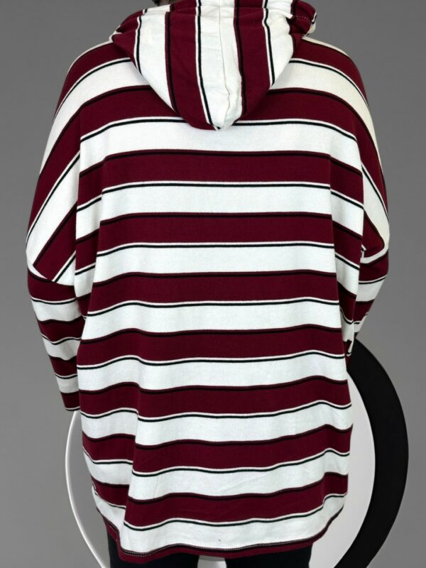 Ριγέ Knit Hoodie