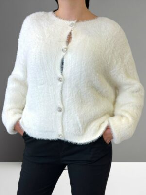 Χουχουλιάρικη Ζακέτα – Λαμπερή & Cozy<br/><small class="dmm_sku">Κωδικός προϊόντος: 8209-ζαχαρι</small>