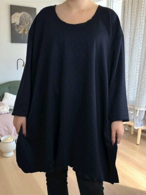 Chic μπλουζοφόρεμα με μαλακή υφή<br/><small class="dmm_sku">Κωδικός προϊόντος: 8246-μπλε</small>