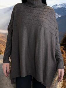 Κομψό ζιβάγκο με πλέξη στο μπροστινό μέρος