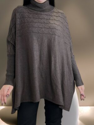 Κομψό ζιβάγκο με πλέξη στο μπροστινό μέρος