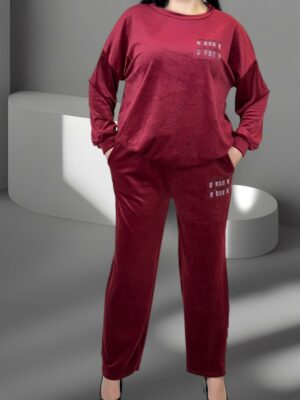 Βελούδινο σετ με απαλή υφή