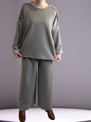 Καθημερινό σετ από απαλό baby φούτερ<br/><small class="dmm_sku">Κωδικός προϊόντος: 8271-πουρου</small>