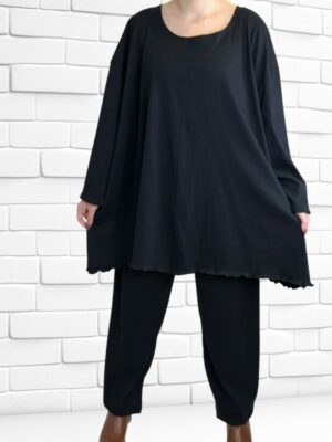 Σετ με  λεπτή ρίγα για μοντέρνο look<br/><small class="dmm_sku">Κωδικός προϊόντος: 8282-μαυρο</small>