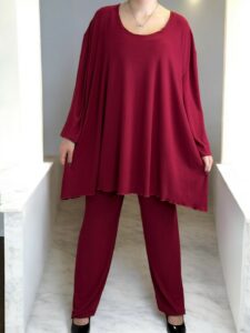 Σετ με λεπτή ρίγα για μοντέρνο look