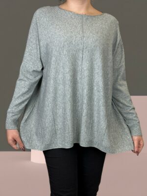 Πουλόβερ που τραβά τα βλέμματα<br/><small class="dmm_sku">Κωδικός προϊόντος: 8286-γκρι</small>