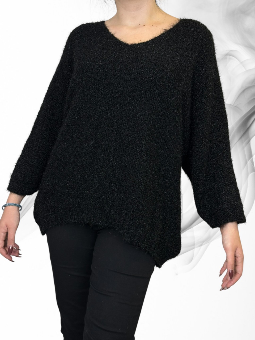 Classic πλεκτό πουλόβερ με V λαιμό για elegant εμφανίσεις Classic πλεκτό πουλόβερ με V λαιμό για elegant εμφανίσεις