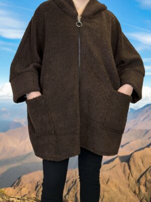 PLUS SIZE Ζακέτα Προβατάκι με Στιλ και Ζεστασιά
