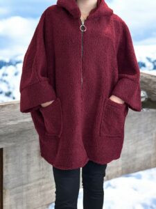 PLUS SIZE Ζακέτα Προβατάκι με Στιλ και Ζεστασιά