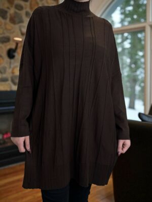 Μπλούζα με απαλή υφή και χαλαρό ζιβάγκο”