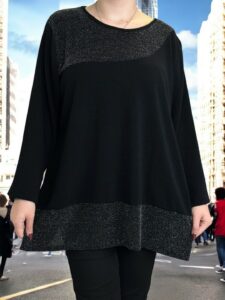 Μπλούζα με διακριτική λάμψη lurex
