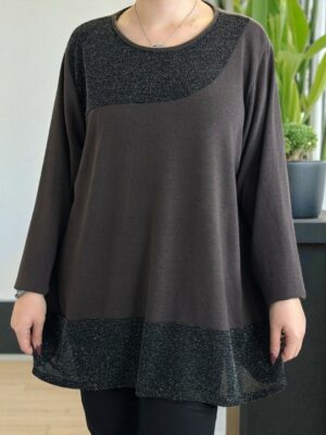 Μπλούζα με διακριτική λάμψη lurex