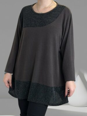 Μπλούζα με διακριτική λάμψη lurex