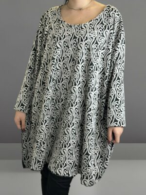 Μπλουζοφόρεμα με απαλό ύφασμα για καθημερινές εμφανίσεις