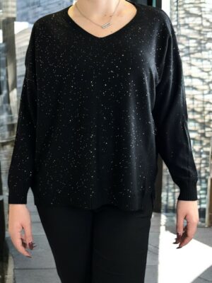 Κομψό πουλόβερ με V neckline