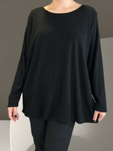 Μπλούζα με διακριτική χρυσοκλωστή για elegant look