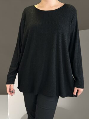 Μπλούζα με διακριτική χρυσοκλωστή για elegant look