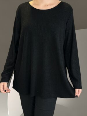 Μπλούζα με διακριτική χρυσοκλωστή για elegant look