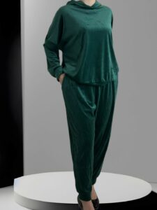 Άνετη βελουτέ σετ φόρμα