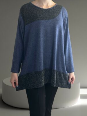 Μπλούζα με διακριτική λάμψη lurex